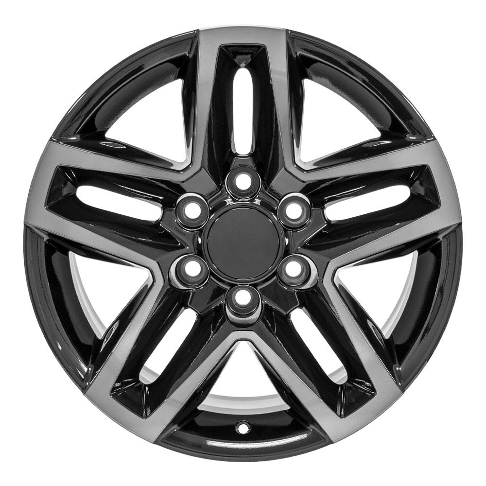 CV34 18x8.5 Black Machined with Tinted Clear WHEELS