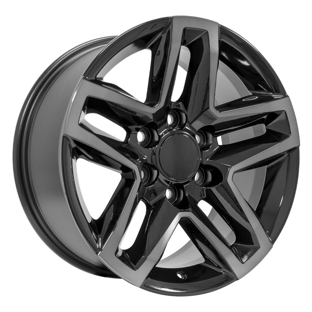 CV34 18x8.5 Black Machined with Tinted Clear WHEELS