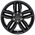 20" Replica CV34B fits Chevrolet Silverado 1500 Gloss Black
