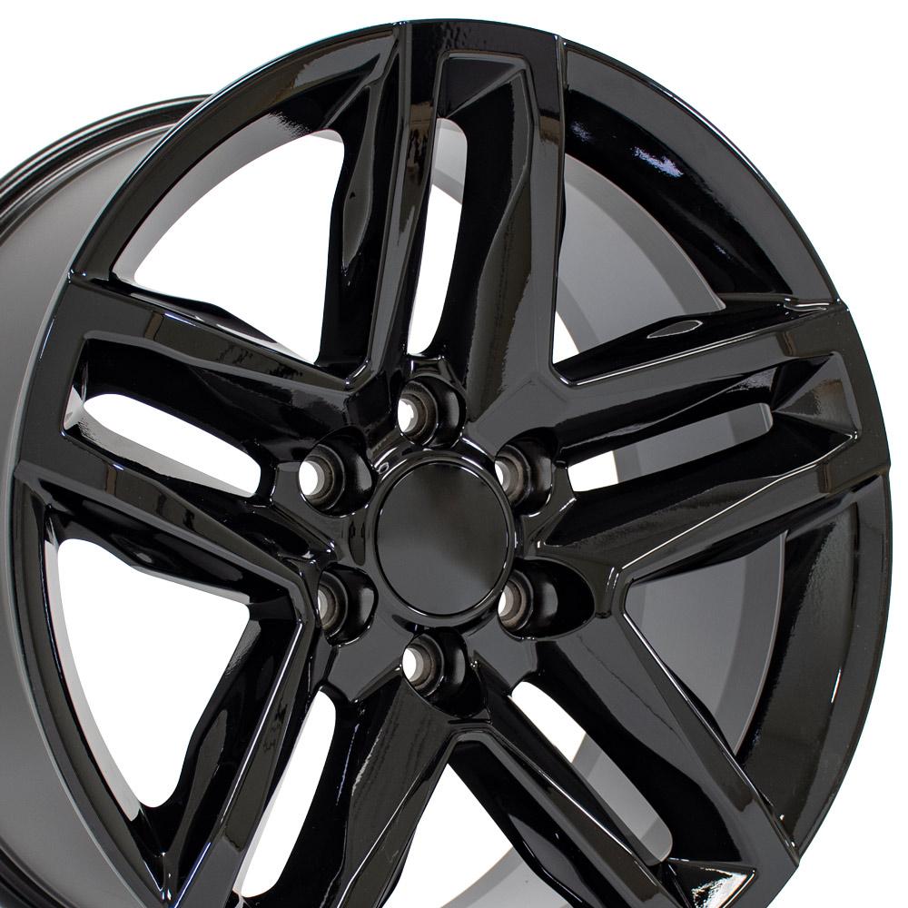 20" Replica CV34B fits Chevrolet Silverado 1500 Gloss Black