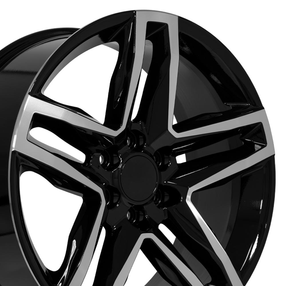 22" Replica CV34B fits Chevrolet Silverado Gloss Black