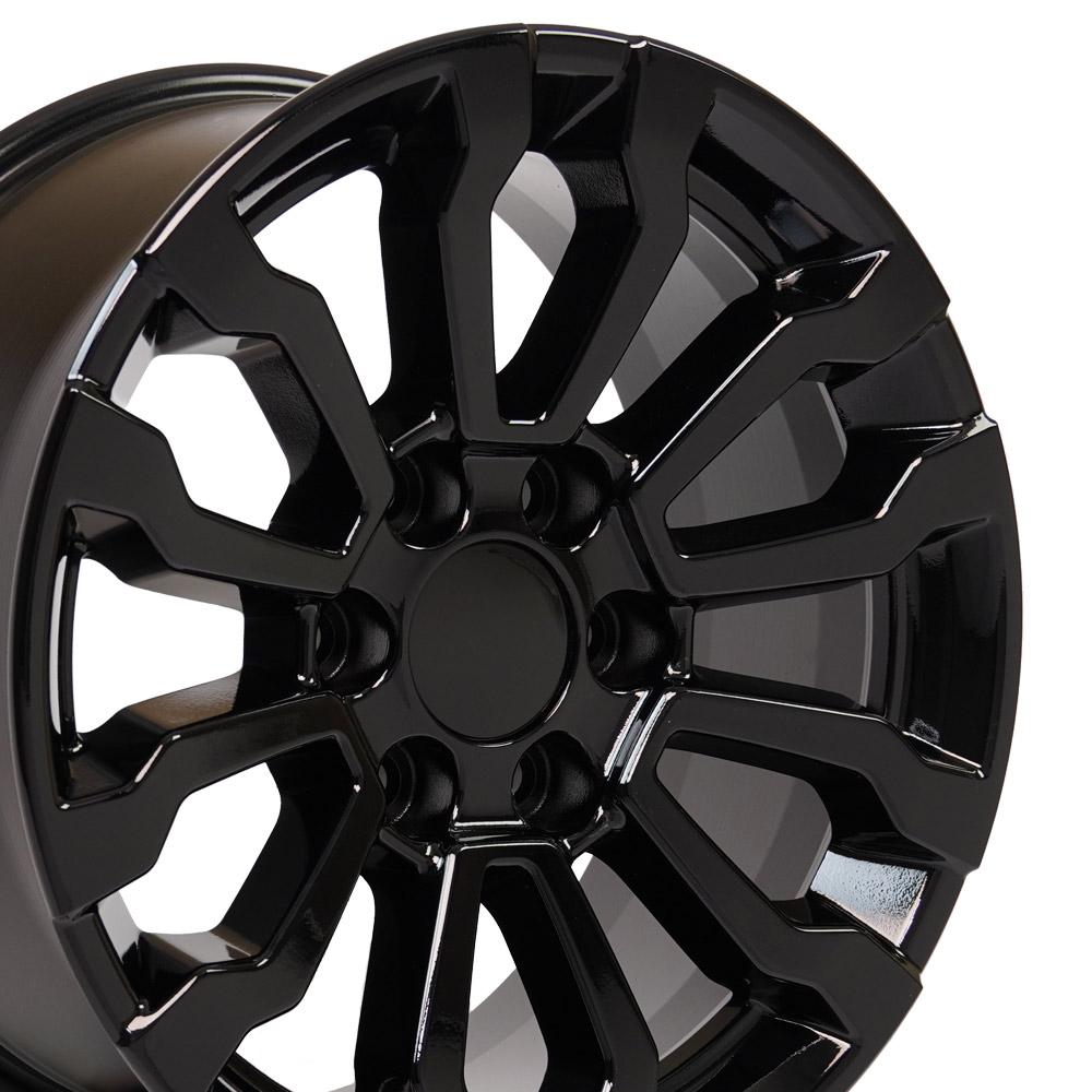 18" Replica CV35 fits GMC Sierra Black