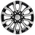 CV35 18x8.5 Black Machined WHEELS