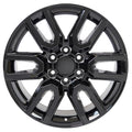 20" Replica CV36 fits GMC Sierra Black
