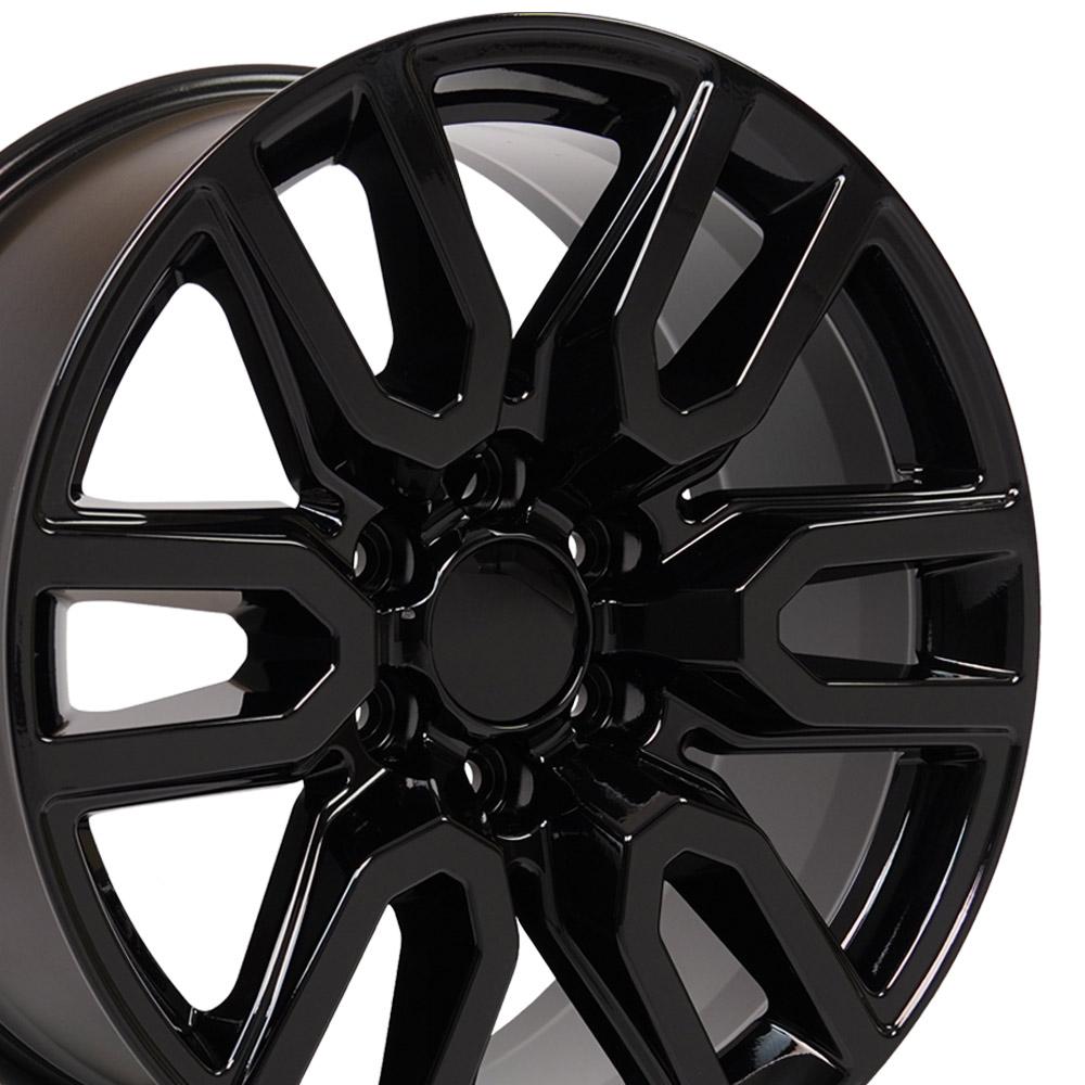 20" Replica CV36 fits GMC Sierra Black