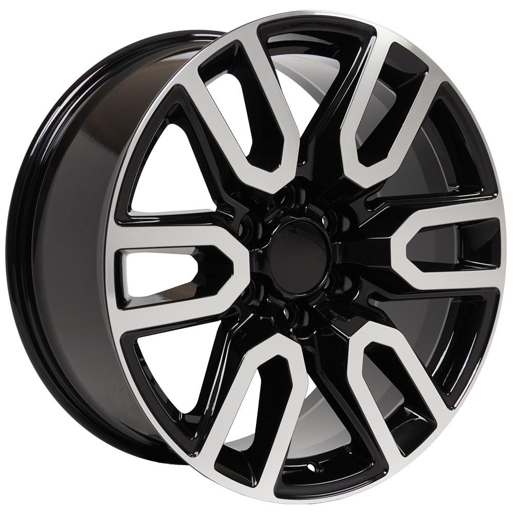 CV36 20x9 Black Machined WHEELS
