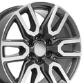 20" Replica CV36 fits GMC Sierra Gunmetal Machined