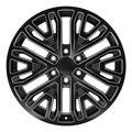 20" Replica CV37 fits GMC Sierra 1500 Black with Milled Edge
