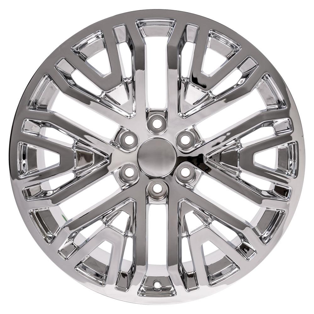 22" Replica CV37 fits GMC Sierra Chrome