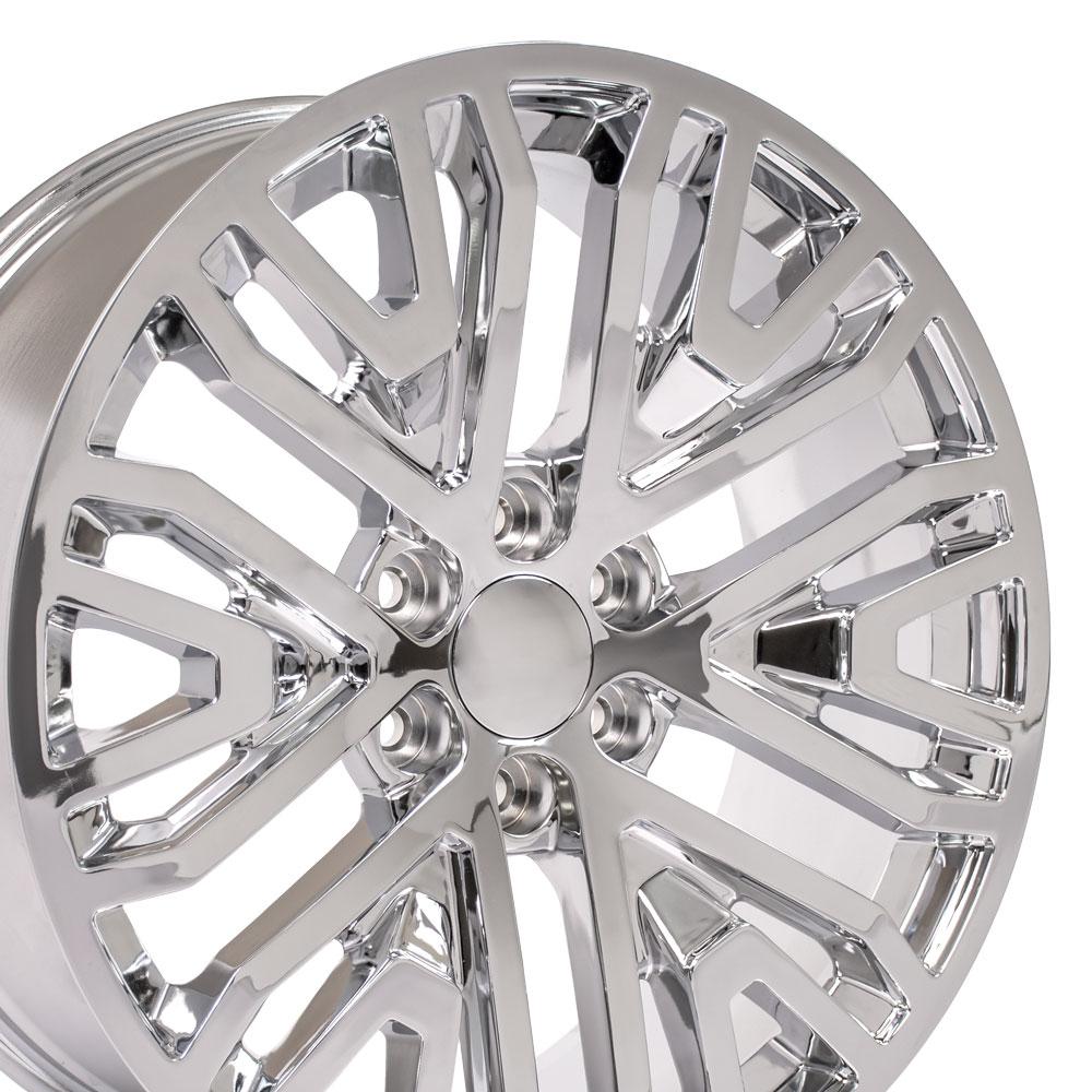 22" Replica CV37 fits GMC Sierra Chrome