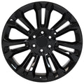 22" Replica CV43 fits Chevrolet Silverado Black