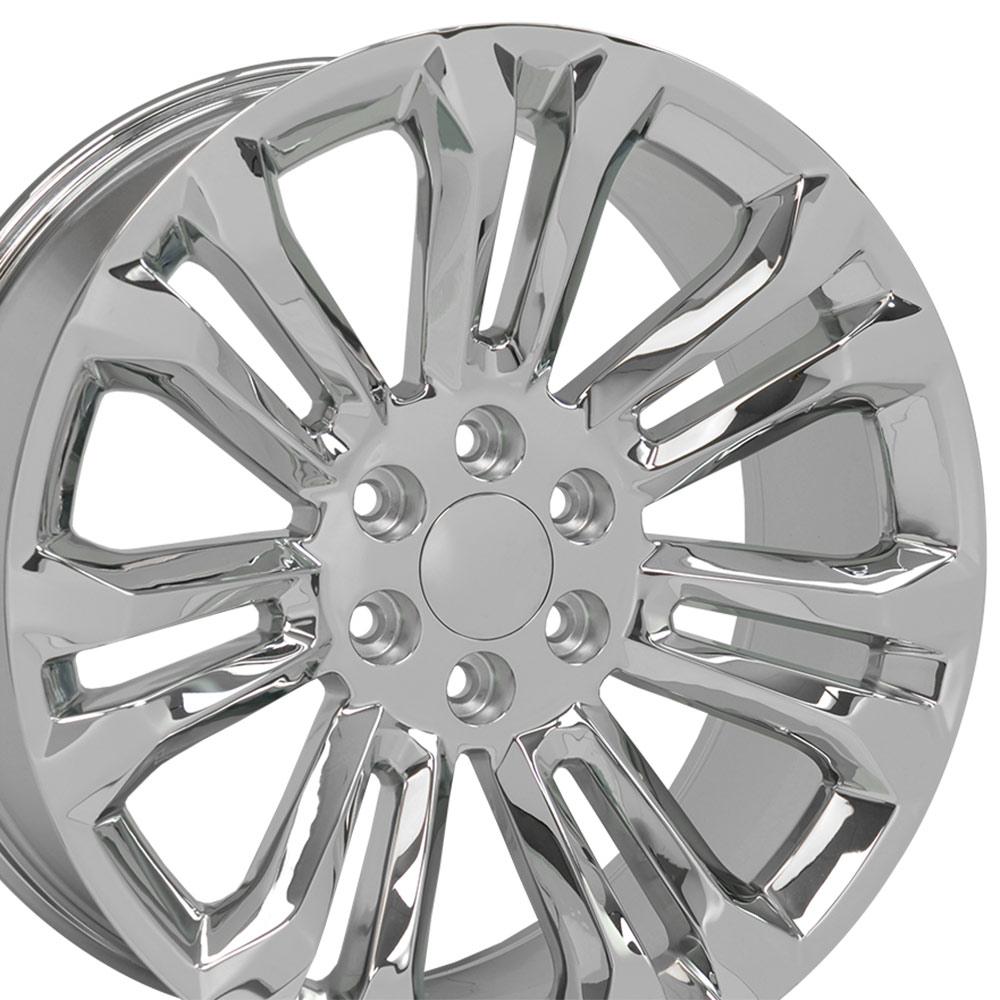 22" Replica CV43 fits Chevrolet Silverado Chrome