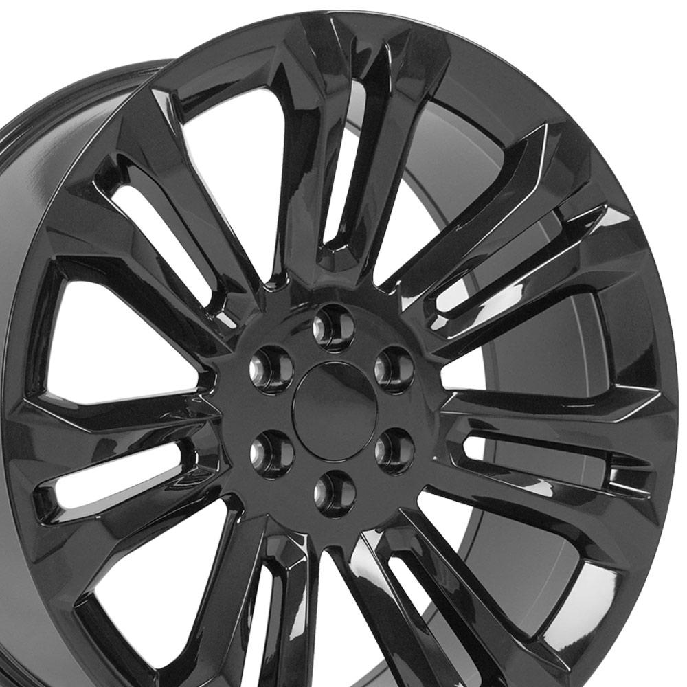 24" Replica CV43 fits Chevrolet Silverado 1500 Gloss Black