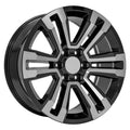 20" Replica CV44 fits GMC Yukon Denali Black Machined