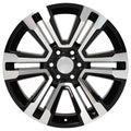 22" Replica CV44 fits GMC Yukon Black Mach'd