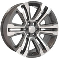 22" Replica CV44 fits GMC Yukon Hyper Mach'd
