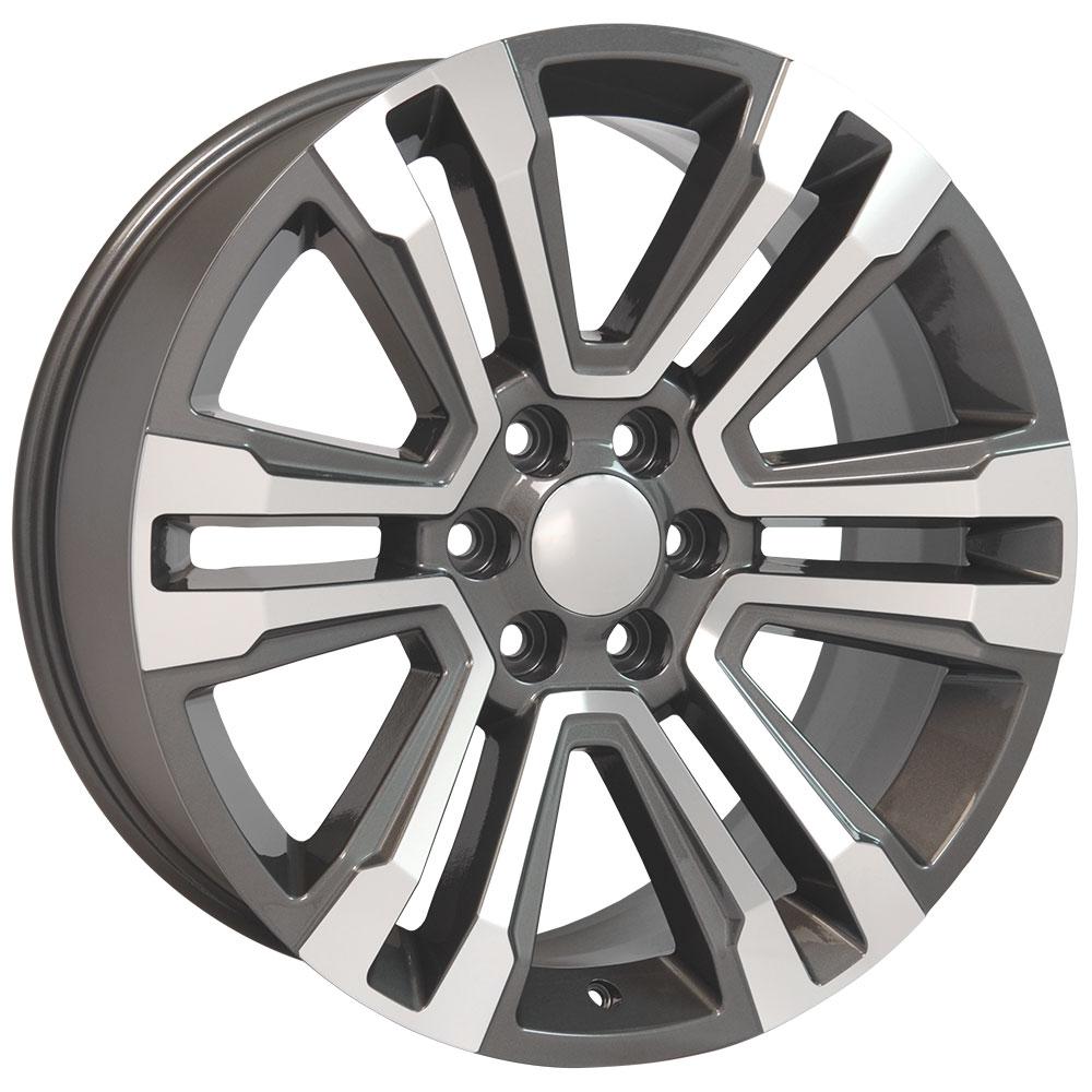 22" Replica CV44 fits GMC Yukon Hyper Mach'd