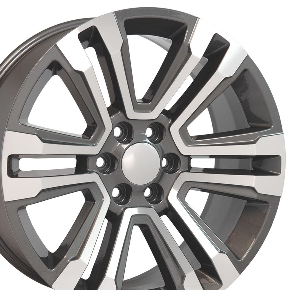 22" Replica CV44 fits GMC Yukon Hyper Mach'd