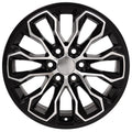 CV54 17x8 Black Machined WHEELS