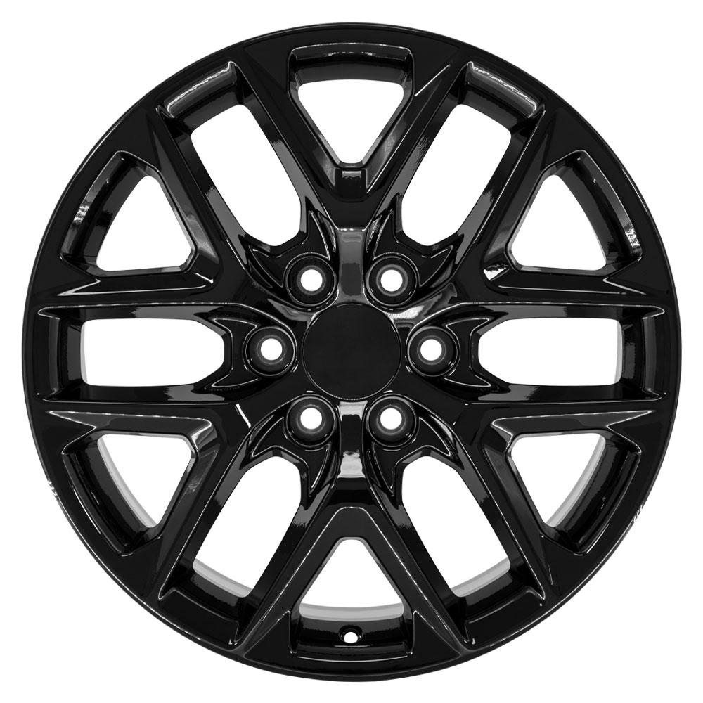 20" Replica CV62 fits Chevrolet Silverado Gloss Black