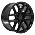 20" Replica CV62 fits Chevrolet Silverado Gloss Black