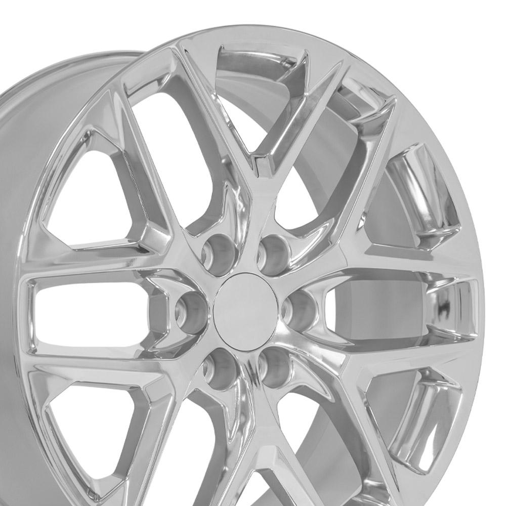 22" Replica CV62 fits Chevrolet Silverado Chrome