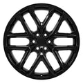 CV62 24x10 Gloss Black WHEELS