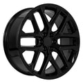 CV62 24x10 Gloss Black WHEELS