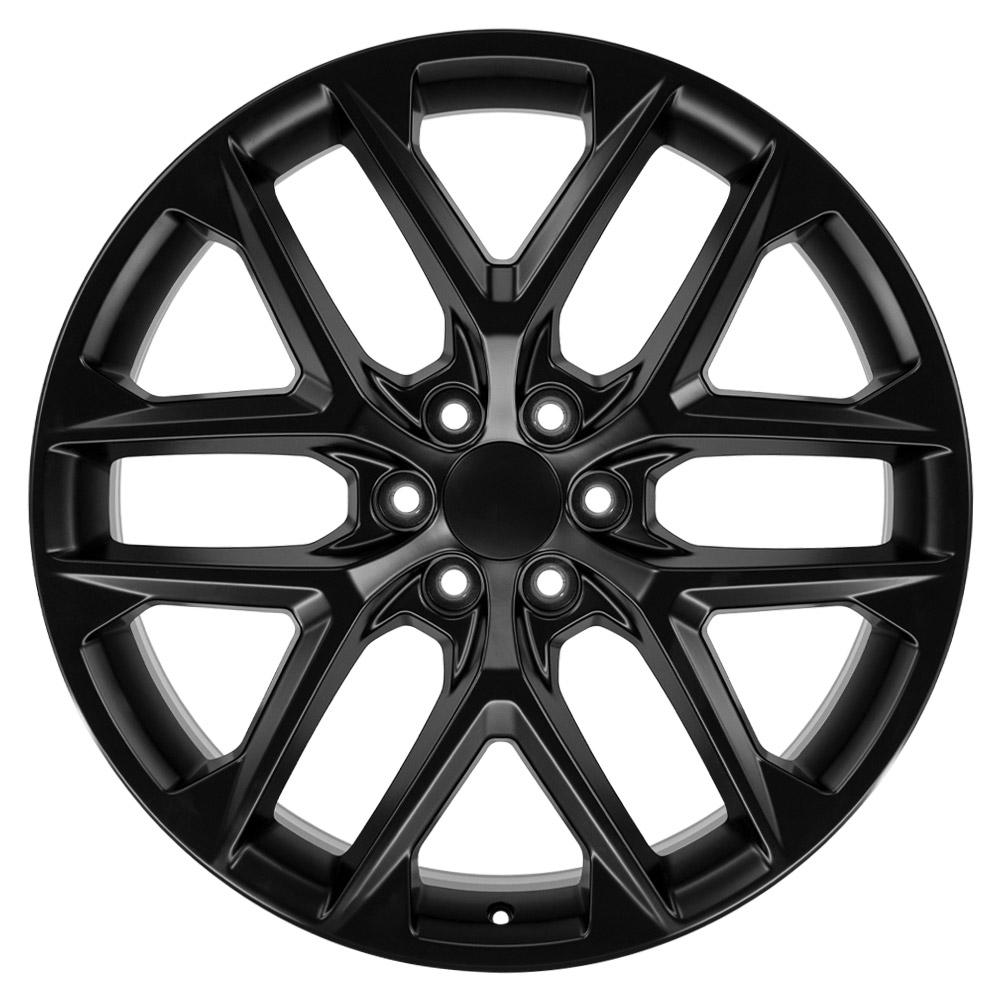 24" Replica CV62 fits Chevrolet Silverado Gloss Black