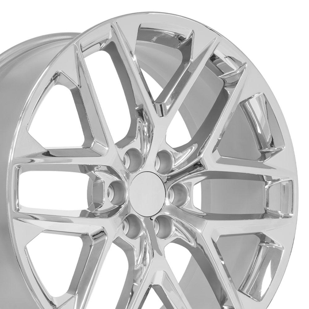 24" Replica CV62 fits Chevrolet Silverado Chrome