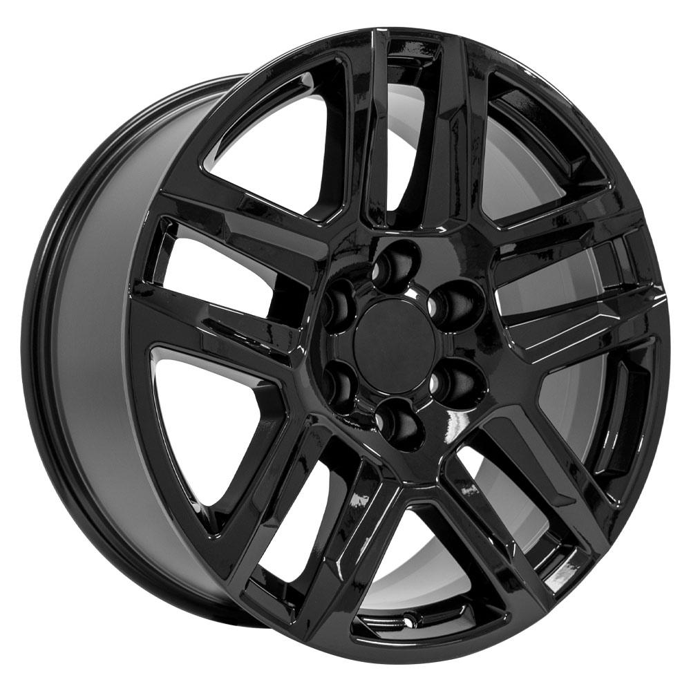 20" Replica CV63 fits Chevrolet Silverado 1500 Gloss Black