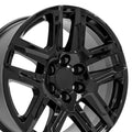 20" Replica CV63 fits Chevrolet Silverado 1500 Gloss Black