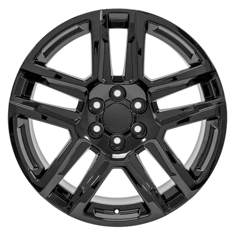 22" Replica Wheel fits Chevrolet Silverado 1500 - CV63 Gloss Black