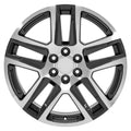 22" Replica Wheel fits Chevrolet Silverado 1500 - CV63 Gunmetal Machined