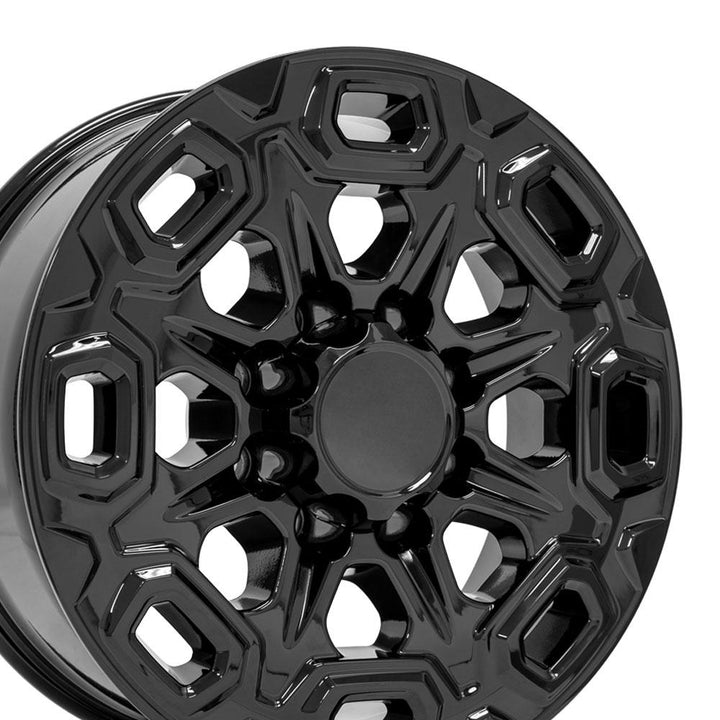 20" Replica CV64B fits Chevrolet Silverado 2500/3500 Black