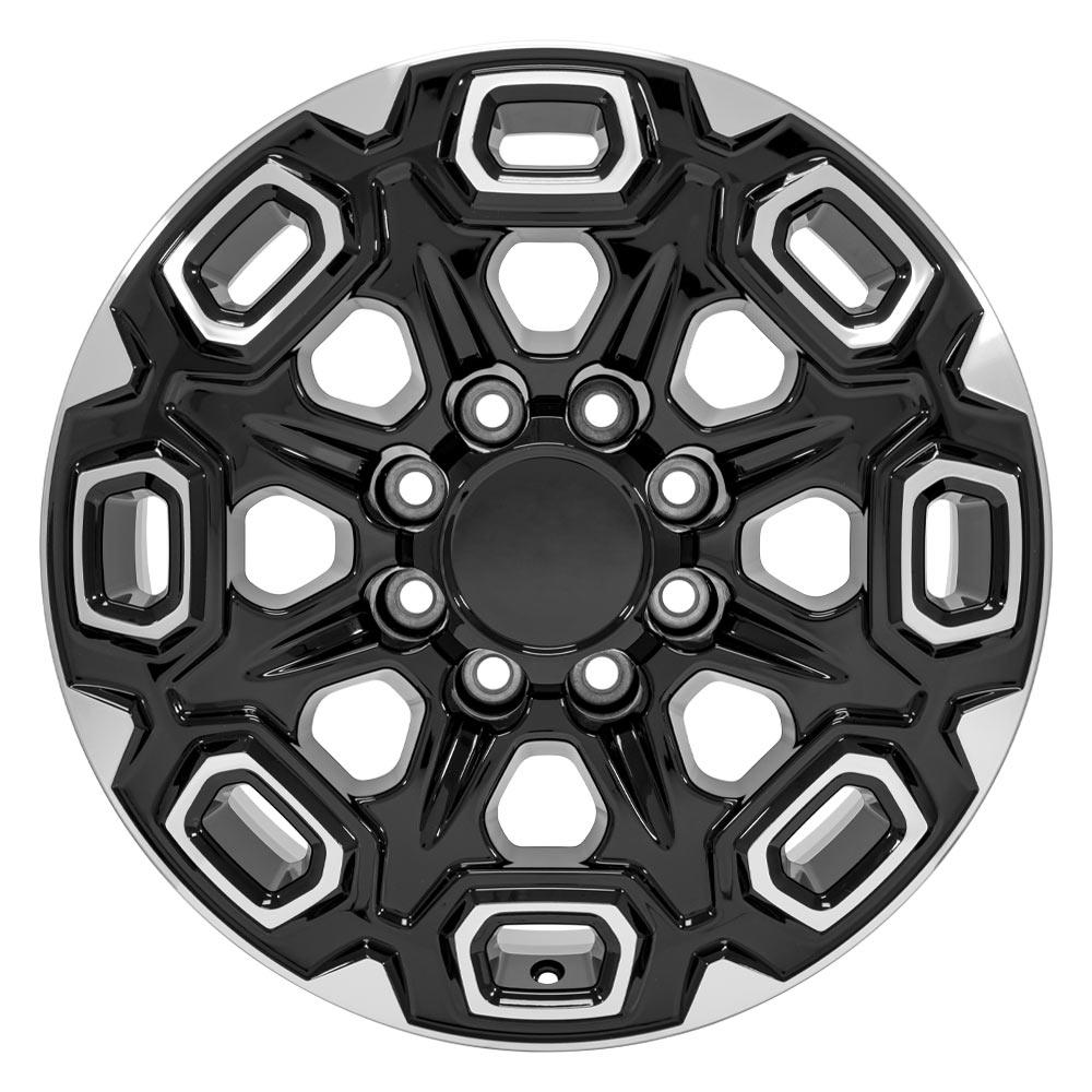 CV64 20x8.5 Black Machined  WHEELS