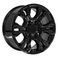 18" Replica CV65 fits Chevrolet Silverado Gloss Black