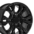 18" Replica CV65 fits Chevrolet Silverado Gloss Black