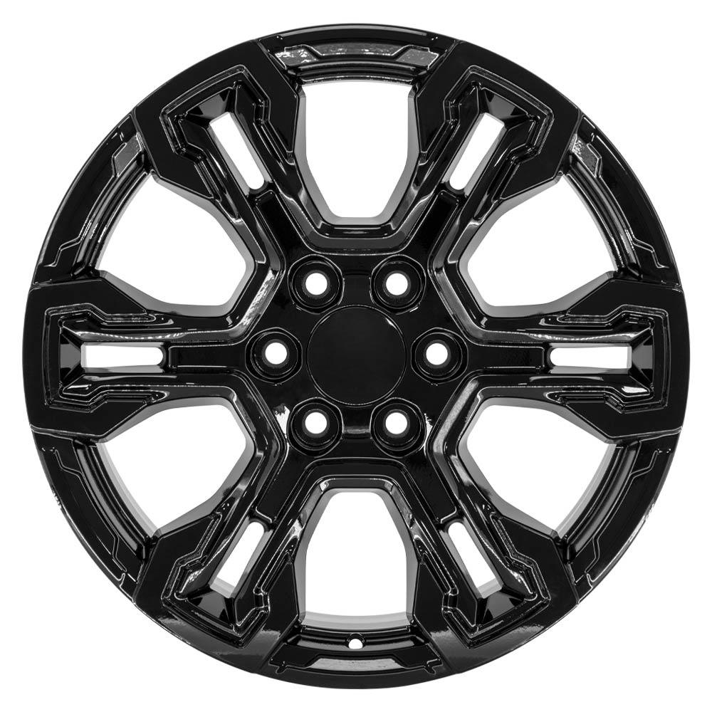 20" Replica CV65 fits Chevrolet Silverado Gloss Black