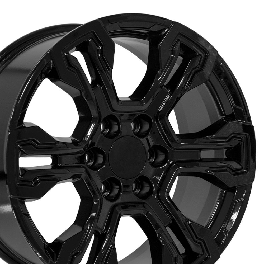 20" Replica CV65 fits Chevrolet Silverado Gloss Black