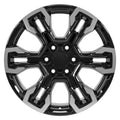 20" Replica CV65 fits Chevrolet Silverado Gloss Black