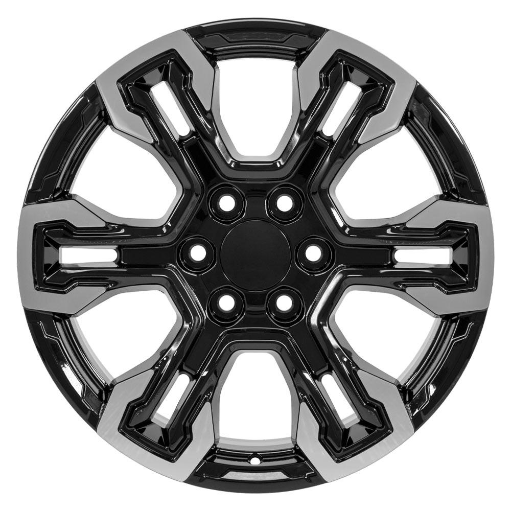 20" Replica CV65 fits Chevrolet Silverado Gloss Black