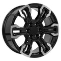 20" Replica CV65 fits Chevrolet Silverado Gloss Black