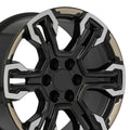 20" Replica CV65 fits Chevrolet Silverado Gloss Black
