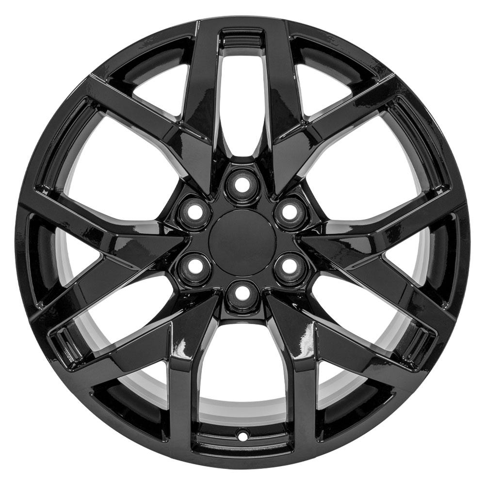 22" Replica Wheel fits Chevrolet Suburban 1500 - CV66 Black
