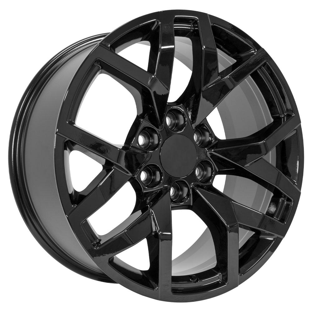 22" Replica Wheel fits Chevrolet Suburban 1500 - CV66 Black