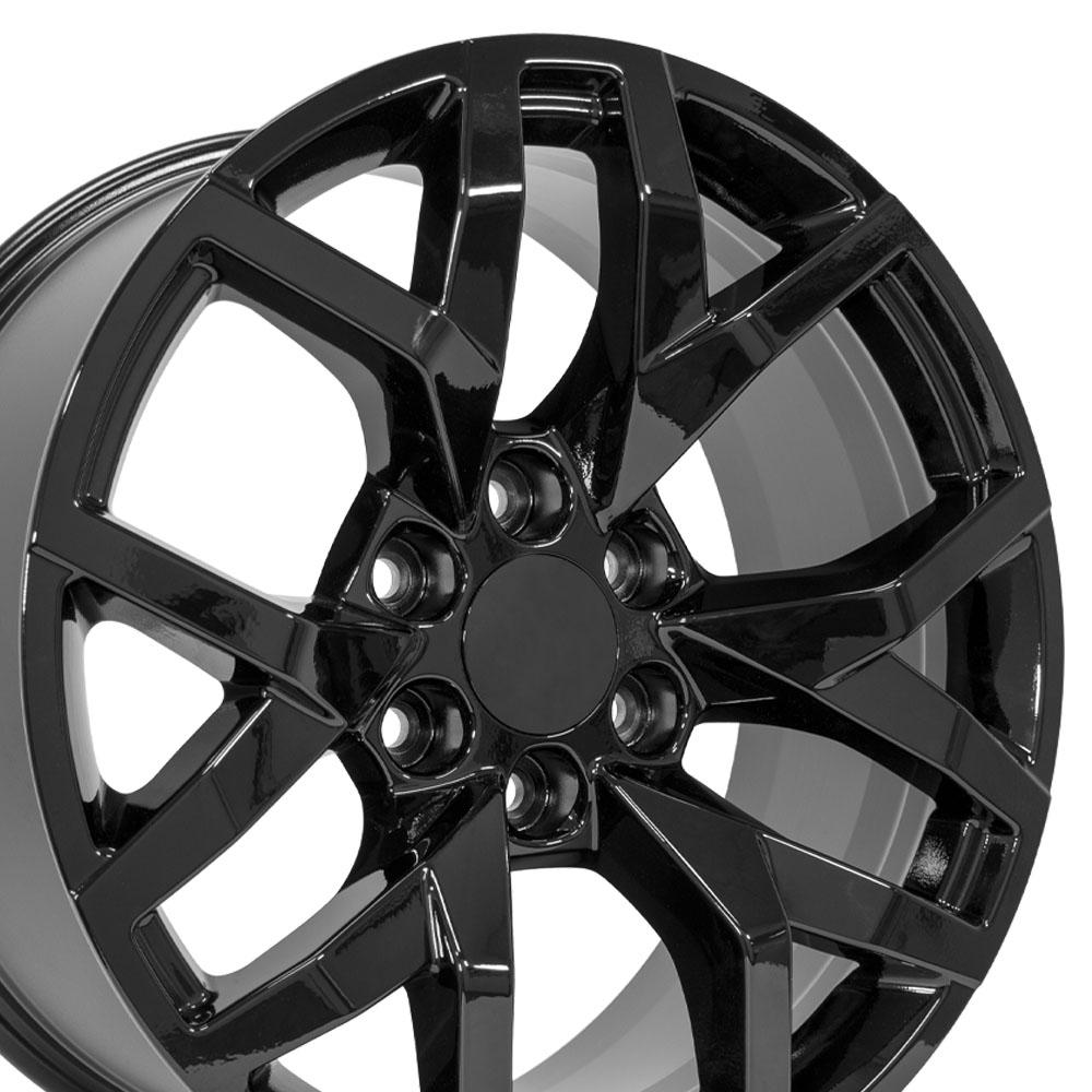22" Replica Wheel fits Chevrolet Suburban 1500 - CV66 Black