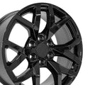 22" Replica Wheel fits Chevrolet Suburban 1500 - CV66 Black