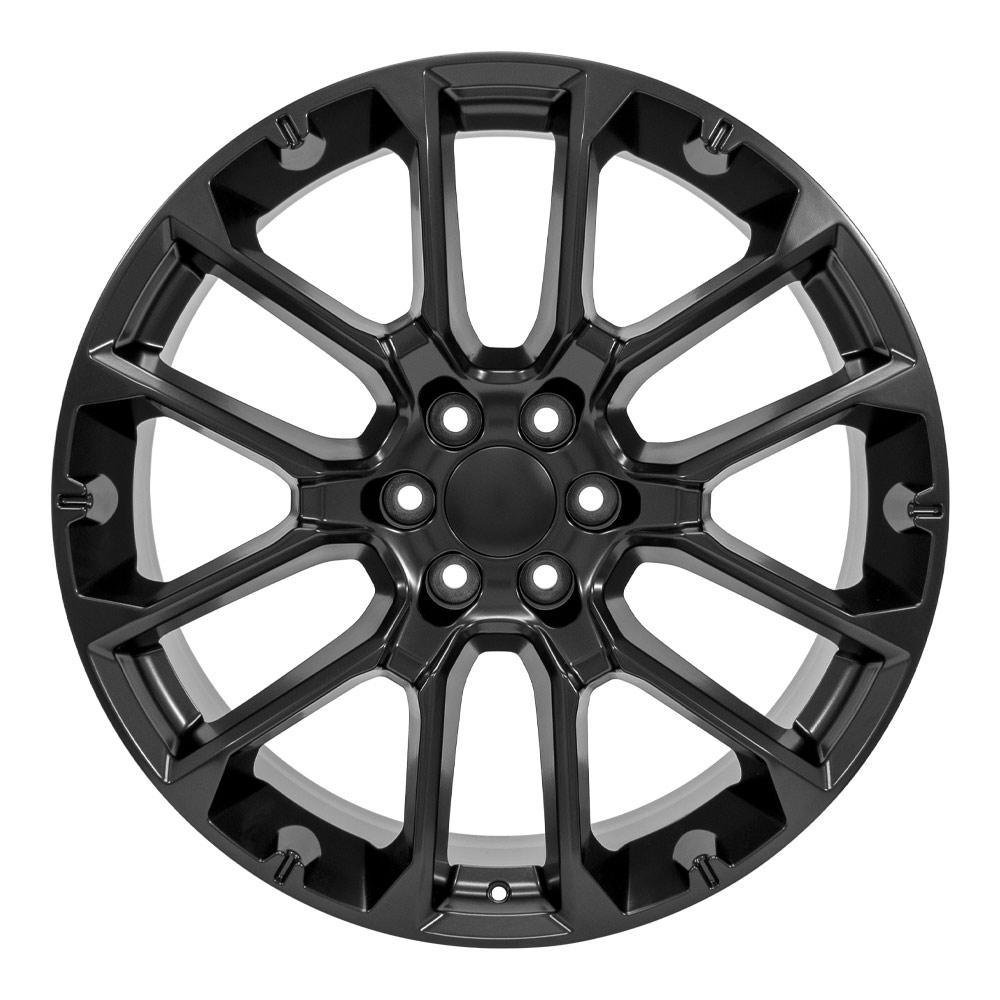 24" Replica Wheel fits Chevrolet Suburban 1500 - CV67 Satin Black