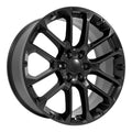 24" Replica Wheel fits Chevrolet Suburban 1500 - CV67 Satin Black